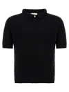 Ma'ry'ya Ribbed-hem Polo Shirt In Black