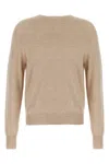 Ma'ry'ya Cashmere Cotton Sweater In Neutral