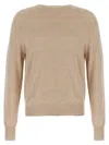Ma'ry'ya Cashmere Cotton Sweater In Neutral