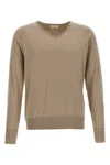 Ma'ry'ya Beige Cotton Sweater