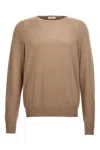 Ma'ry'ya Beige Crew-neck Sweater