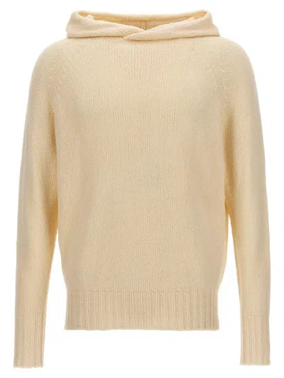 Ma'ry'ya Hooded Sweater In White
