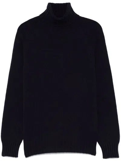 Ma'ry'ya Ribbed-knit Sweater In Blue