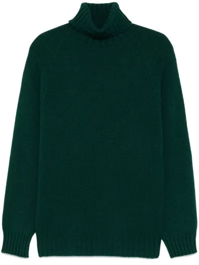 Ma'ry'ya Ribbed-knit Sweater In Green