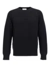 Ma'ry'ya Black Crew-neck Sweater In Black