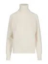 Ma'ry'ya Turtle-neck Sweater In White