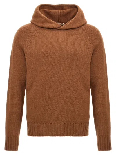 MA'RY'YA WOOL HOODED SWEATER