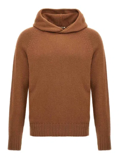 MA'RY'YA WOOL HOODED SWEATER