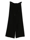Ma+ Wide-leg Trousers In Black