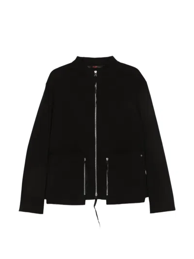 Ma+ Zip-up Pocket-detail Jacket In Black