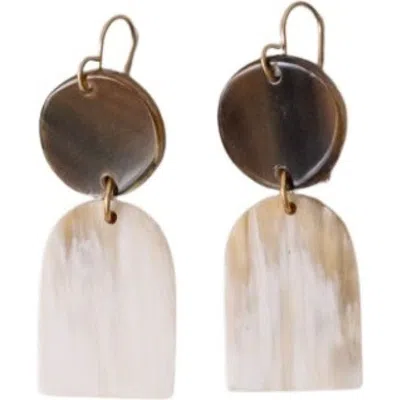 Maadili Collective Embody Earrings In Brown