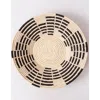 Maadili Collective Large Amplify Basket In Black & Natural Fiber