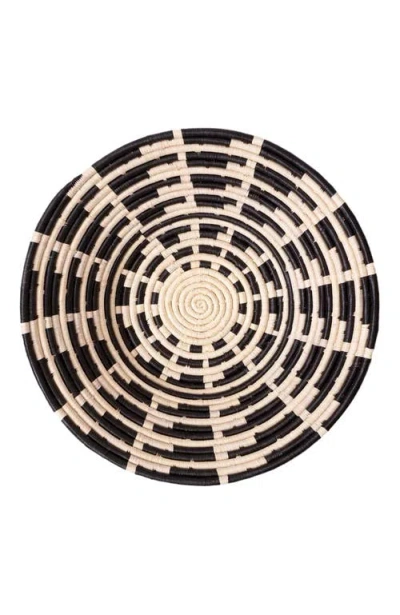 Maadili Collective Large Spinning Fan Basket In Multi