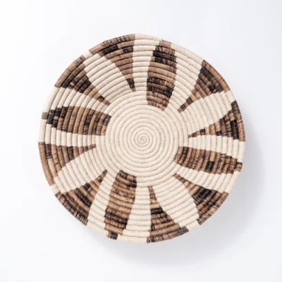 Maadili Collective Large Sunspot Basket ~ Banana Fiber In Brown