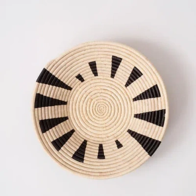 Maadili Collective Nautilus Basket In Natural/black