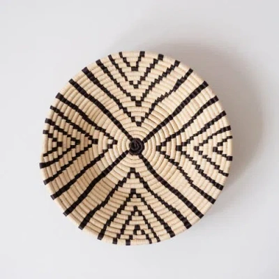 Maadili Collective Quadrants Basket In Natural/black