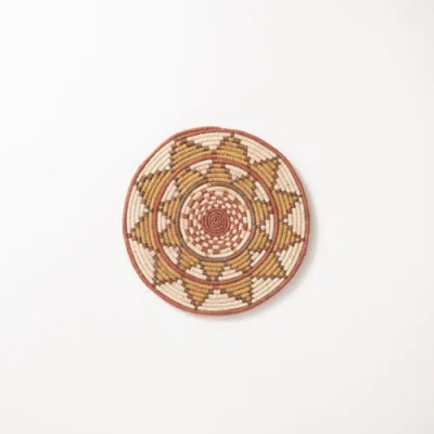 Maadili Collective Radiate Trivet ~ Elevate Collection In Brown