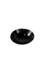 Maadili Collective Round Horn Bowl In Black