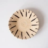 Maadili Collective Thin Ray Basket In Natural/black