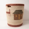 Maadili Collective Villages Hamper Basket ~ Elevate Collection In Brown