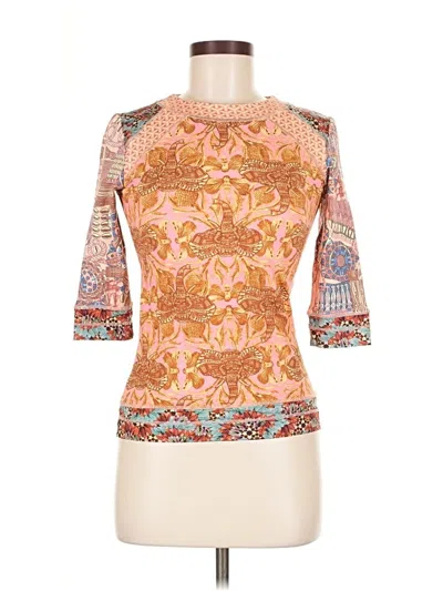 Pre-owned Maaji 3/4 Sleeve T-shirt In Orange