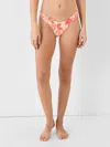 Maaji Abstract Garden Splendour Bikini Bottom In Orange In Orange