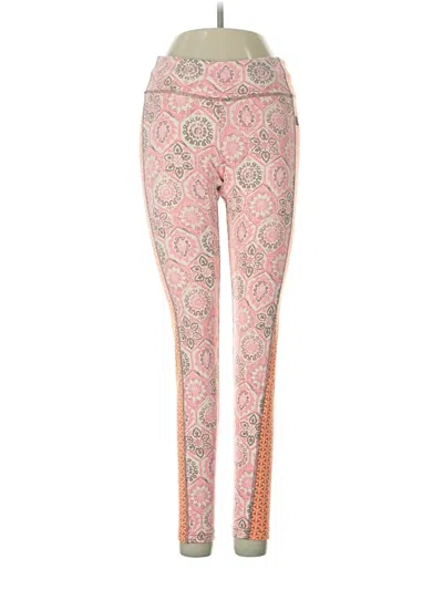 Pre-owned Maaji Active Pants In Pink