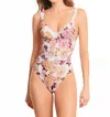 Maaji Afrodita Danish Classic One Piece Swimsuit In White In White