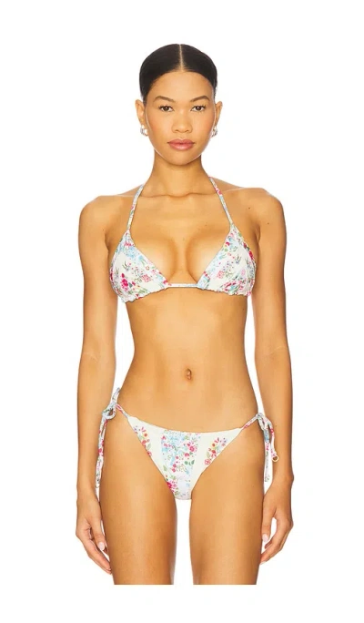 Maaji Alana Bikini Top In White