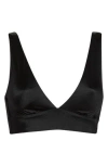Maaji Allure Reversible Bikini Top In Black