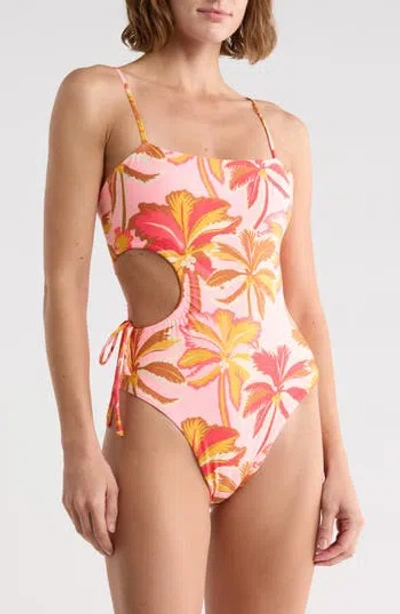 Maaji Ann Side Cutout One-piece Swimsuit In Multi