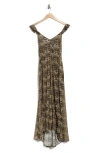 Maaji Annie Cover-up Midi Dress In Multicolor Brown