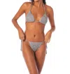 Maaji Balms Sunshiny Bikini Bottom In Grey In Gray