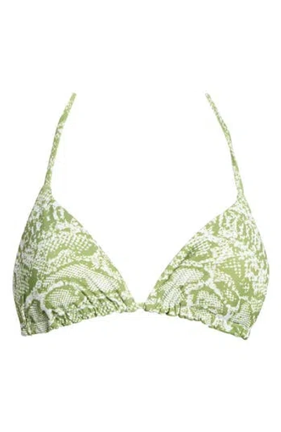 Maaji Balmy Bikini Top In Green