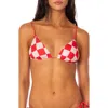 Maaji Balmy Check Bikini Top In Multi