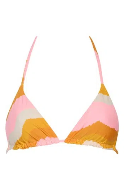 Maaji Balmy Reversible Bikini Top In Multi