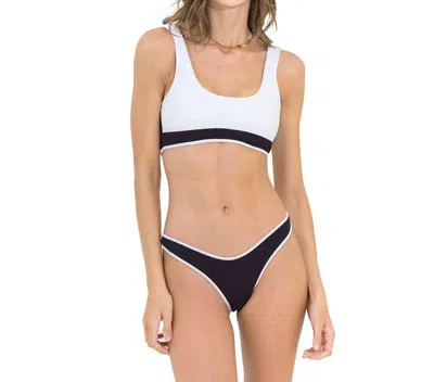 Maaji Black Tulip Kiss Sporty Bralette Top In 1