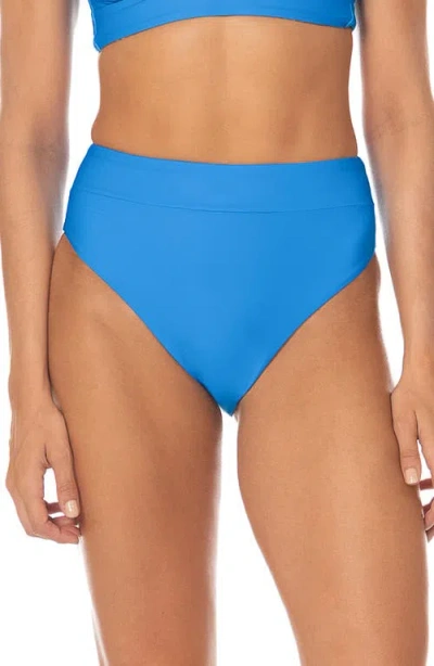 Maaji Blue Suzy Q Reversible Bikini Bottoms