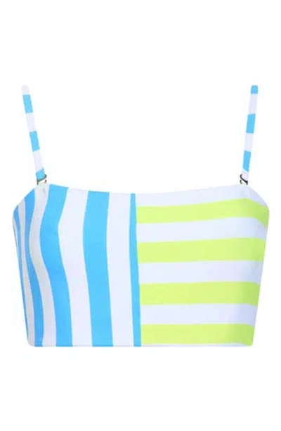 Maaji Bluebell Stripe Bandanna Reversible Bikini Top