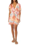 Maaji Cali Sea Mousse Cover-up Minidress In Multi