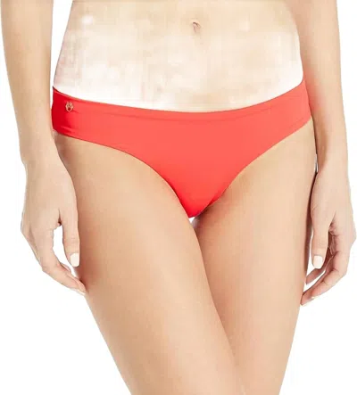 Maaji Candy Apple Sig. Bikini Bottom In Multi In Red