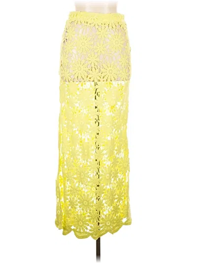 Pre-owned Maaji Casual Skirt In Yellow
