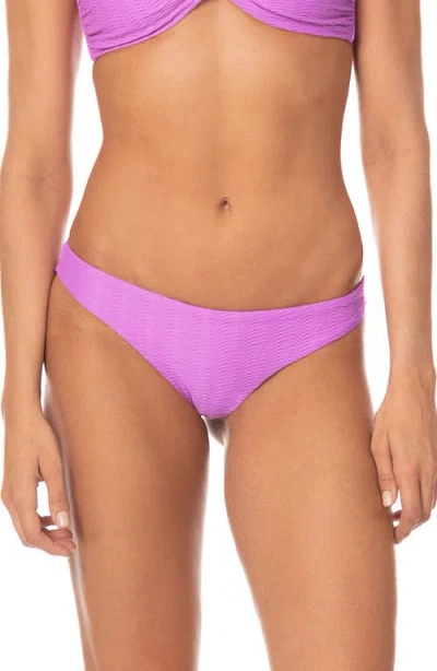 Maaji Celestial Sundown Flirt Reversible Bikini Bottoms In Purple