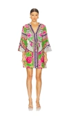 Maaji Cerise Linen Cover-up Dress In Open Yellow
