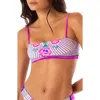 Maaji Cerise Bouquet Vanessa Reversible Bikini Top In Multi