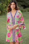Maaji Cerise Linen Cover-up Dress In Pink