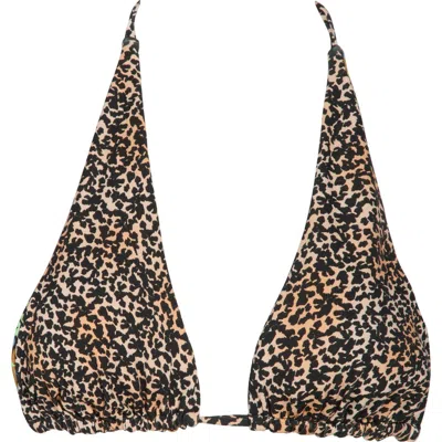Maaji Chita Andy Reversible Bikini Top In Black