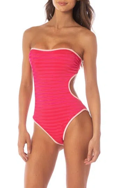 Maaji Cirsium One-piece Swimsuit In Pink