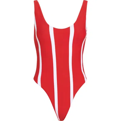 Maaji Claire One Piece Swimsuit In Red