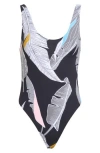 Maaji Claire Reversible One-piece Swimsuit In Black